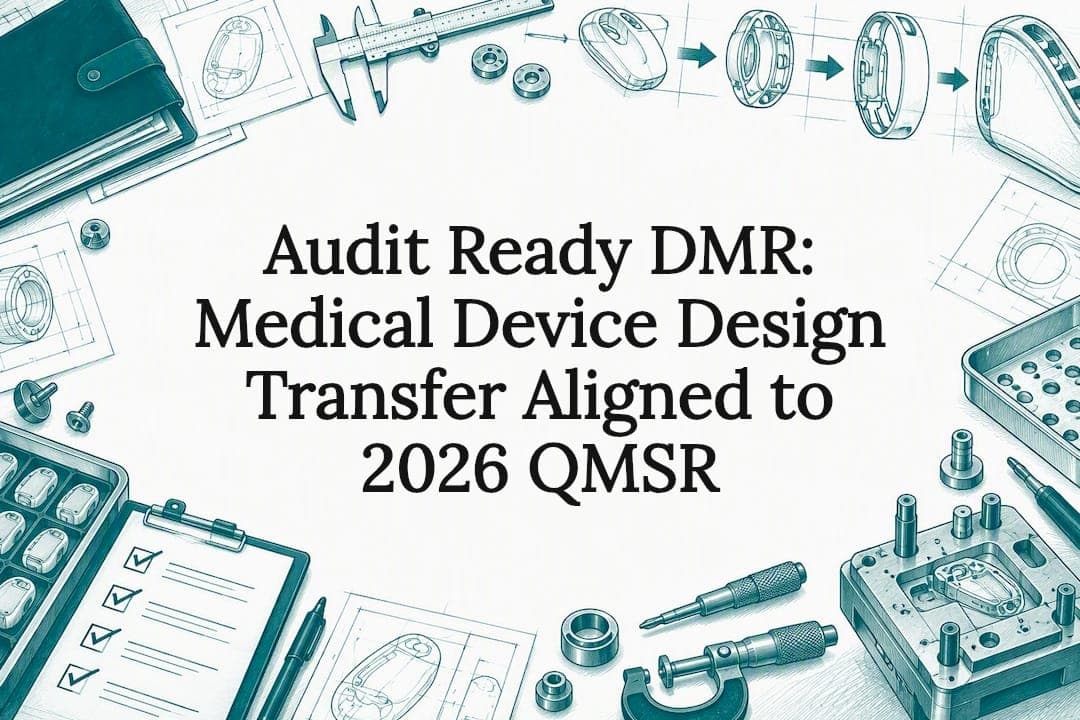 Audit Ready DMR: Medical Device Design Transfer Aligned to 2026 QMSR